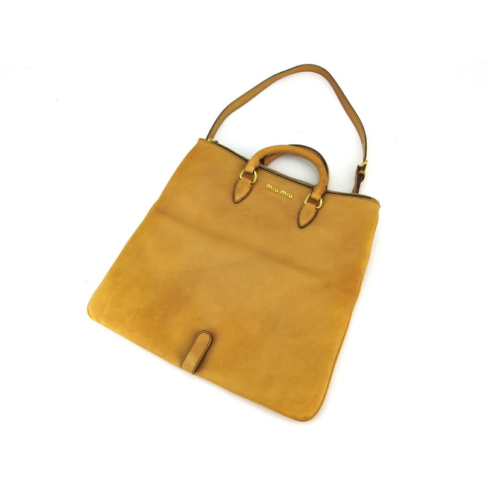 Miu Miu Bag Leather Shoulder Beige - Picture 5 of 6
